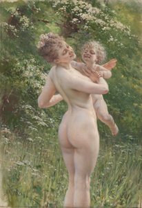 Whispering of Love by Heinrich Lossow