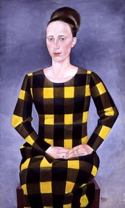 Ingeborg Stegeman, nee Krause, the wife of the artist, 1925