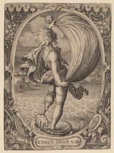 Aeolus, Personification of Wind by Heinrich Ulrich
