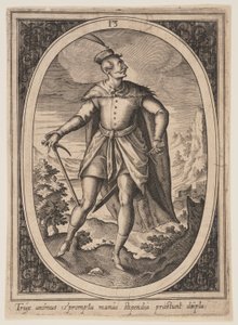 Plate 13 from Military Figures by Heinrich Ulrich