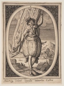 Plate 6 from Military Figures by Heinrich Ulrich