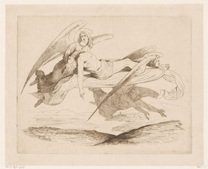 Saint Carried by Angels