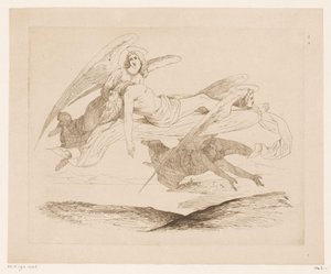 Saint Carried by Angels