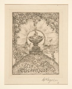 Bookplate: Else Hackenjost