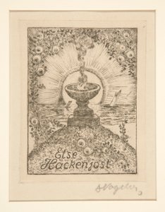 Bookplate: Else Hackenjost