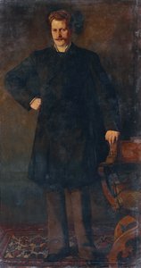 Portrait of the Opera Singer Theodor Reichmann, 1879 by Heinrich Wilhelm Trübner