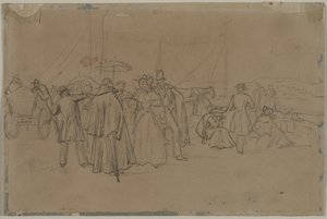 Passengers for Rhine Steamer