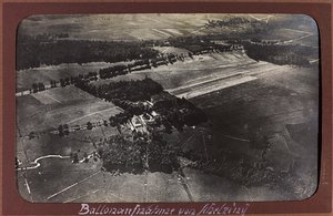 First World War: the Ukraine in the years 1914-1916 during the invasion of the German army. Aerial View