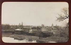 First World War: Ukraine in the years 1914-1916 during the invasion of the German army. View of Sumy