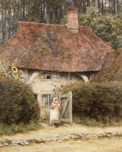 At the Cottage Gate