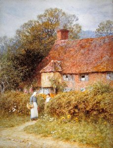 Cottage at Witley, Surrey by Helen Allingham