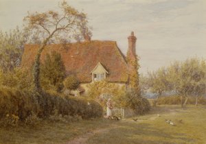 Hedges Farm, East End Farm, Pinner by Helen Allingham