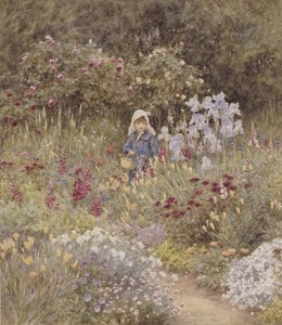 Minna, illustration to Happy England by Marcus Huish, pub. by A & C Black, 1904