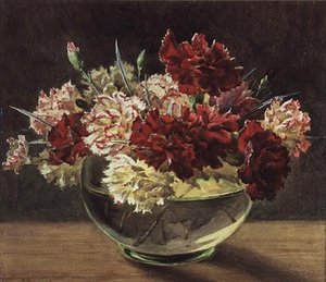 A Bowl of Carnations by Helen Cordelia Coleman Angell