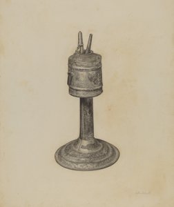Camphene Lamp by Helen Hobart