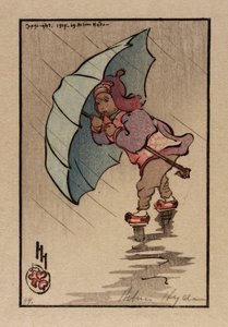 The Blue Umbrella by Helen Hyde