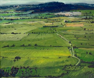 View from the Tor I by Helen White