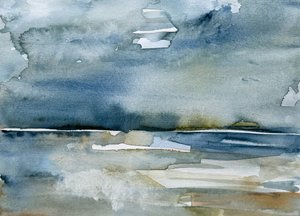 Abstract Seascape Horizon