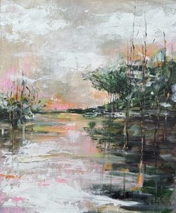 Pink Sky Waterscape