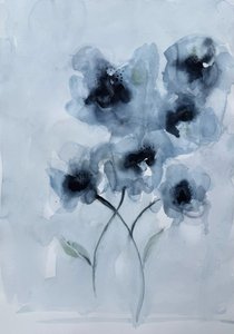 Soft Blue Blooms