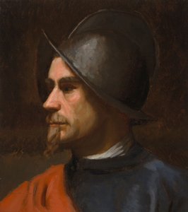 Warrior in Helmet