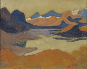 On the Way to Stora Sjöfallet by Helmer Osslund