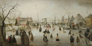Ice Scene by Hendrick Avercamp