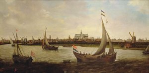 View of Haarlem from the North by Hendrick Cornelisz. Vroom