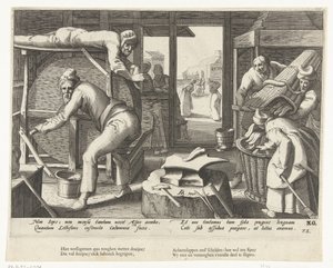 Knife Grinder by Hendrick Goltzius (attributed to workshop of)