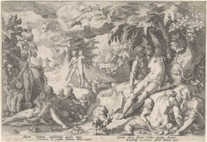 The Golden Age by Hendrick Goltzius (workshop of)