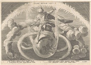 The Creation of the Four Elements by Hendrick Goltzius (workshop of)