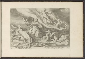 Juno Complains to Thetis and Oceanus by Hendrick Goltzius (workshop of)