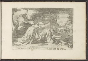 Juno Transforms Callisto into a Bear by Hendrick Goltzius (workshop of)