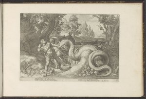 Companions of Cadmus Devoured by a Dragon