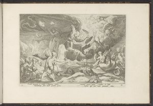 Fall of Phaethon by Hendrick Goltzius (workshop of)
