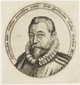 Abraham Ortelius by Hendrick Goltzius