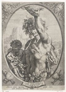 Bacchus by Hendrick Goltzius