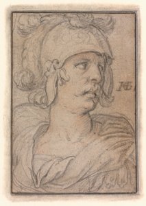 Bust of a Warrior by Hendrick Goltzius