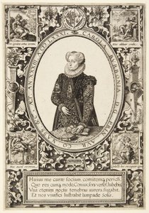 Charlotte of Bourbon by Hendrick Goltzius