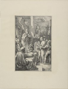 Christ Before Caiaphas, plate four from The Passion of Christ