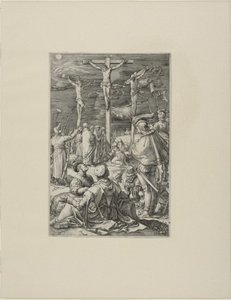 Christ on the Cross, plate ten from the Passion of Christ by Hendrick Goltzius