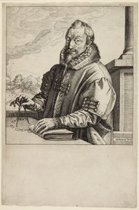 Christopher Plantin by Hendrick Goltzius