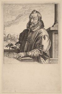 Christopher Plantin by Hendrick Goltzius