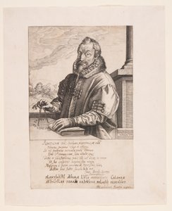 Christopher Plantin, Publisher in Antwerp by Hendrick Goltzius