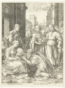 The Adoration of the Magi by Hendrick Goltzius