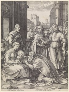 The Three Kings by Hendrick Goltzius
