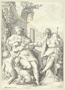 The Holy Family with the Little John