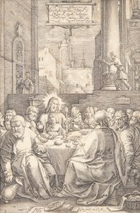 The Last Supper by Hendrick Goltzius