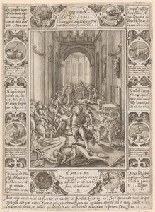 Dissidium in Ecclesia, Plate 8 of the Series "Allegories of the Christian Faith"