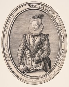 Françoise van Egmond by Hendrick Goltzius